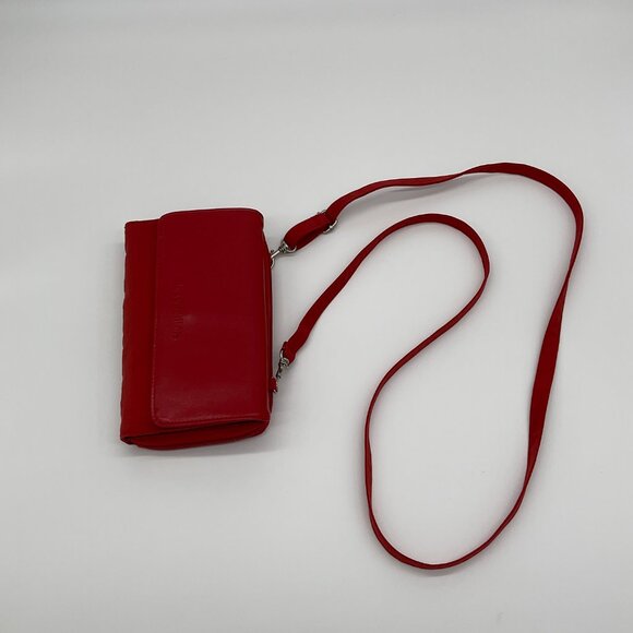 Baggallini RFID Phone Wallet Crossbody Bag Red Pockets Shoulder Purse‎ - Picture 12 of 12